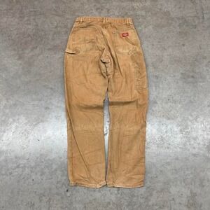 Dickies‎ Carpenter Work Pants Distressed Brown Tan Utility Pants 30x34